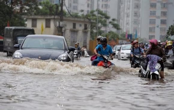 Hà nội, hà nội ngập lụt, những khu phố hà nội dễ bị ngập lụt