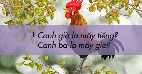 Một canh giờ, một canh giờ là mấy tiếng, canh 3 là giờ nào, cách tính thời gian của người xưa