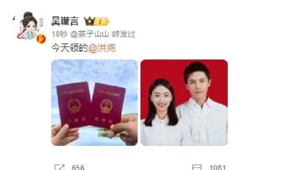 Ngô Cẩn Ngôn kết hôn, Diên Hi công lược, sao Hoa ngữ