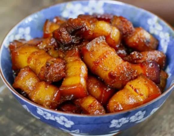 thịt hầm, thịt heo, gia vị