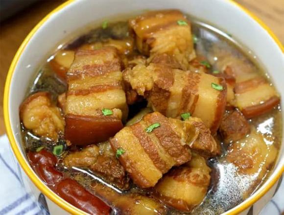 thịt hầm, thịt heo, gia vị