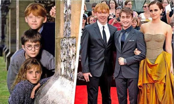  Harry Potter, Daniel Radcliffe, Rupert Grint và Emma Watson