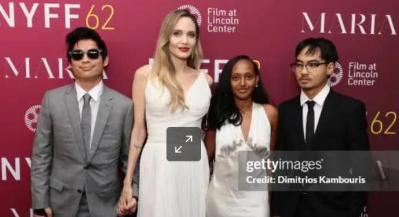 angelina jolie, pax thiên, maddox, zahara, sao hollywood 