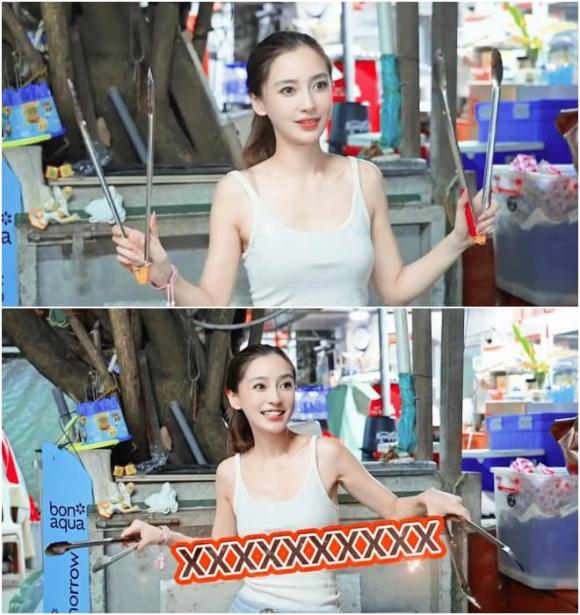 Angelababy, sao Hoa ngữ, Angelababy bán thịt nướng