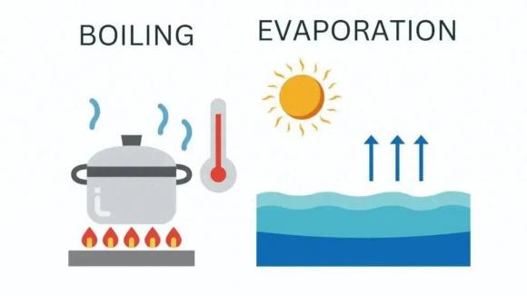 Tại sao nước lại bay hơi ở nhiệt độ phòng dù không bị đun nóng, nhà bị nồm ẩm, tại sao