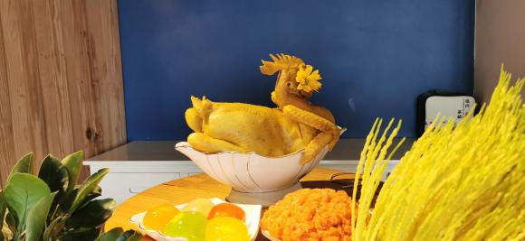 cúng gà, gà cúng, gà cúng nên chặt hay để nguyên con, cách cúng gàm, kiến thức 