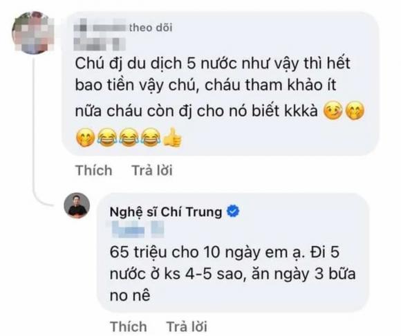 NSƯT Chí Trung, bạn gái ns chí trung