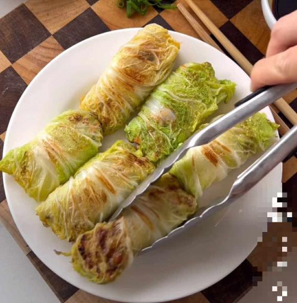Cải thảo cuộn thịt xay, cách làm cải thảo cuộn thịt xay