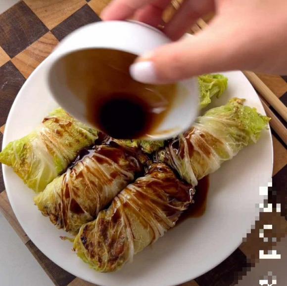 Cải thảo cuộn thịt xay, cách làm cải thảo cuộn thịt xay