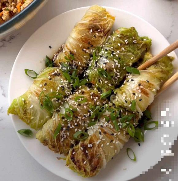 Cải thảo cuộn thịt xay, cách làm cải thảo cuộn thịt xay