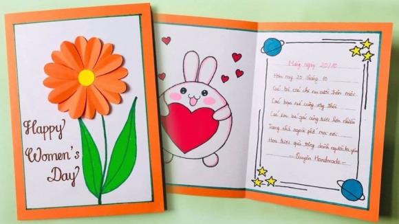 Cách làm thiệp 20/10, lời chúc viết thiệp 20/10