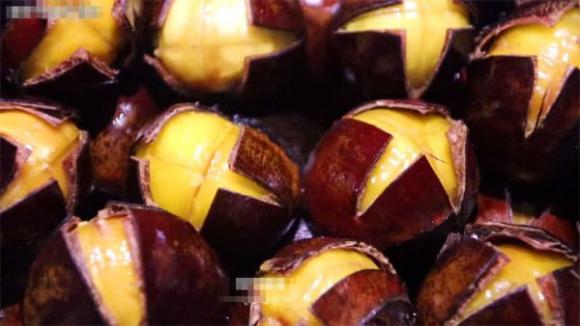 hạt dẻ tẩm đường, hạt dẻ nướng, món ngon mỗi ngày 