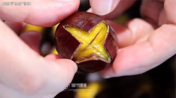 hạt dẻ tẩm đường, hạt dẻ nướng, món ngon mỗi ngày 