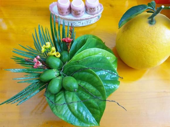 trầu cau thắp hương, cúng rằm tháng 9, cúng rằm