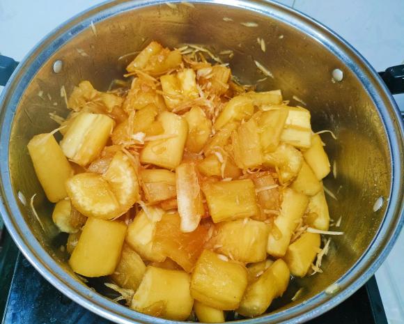 sắn, sắn cốt dừa lá dứa, cách làm sắn, ai không ăn sắn, ngâm sắn, sức khỏe 