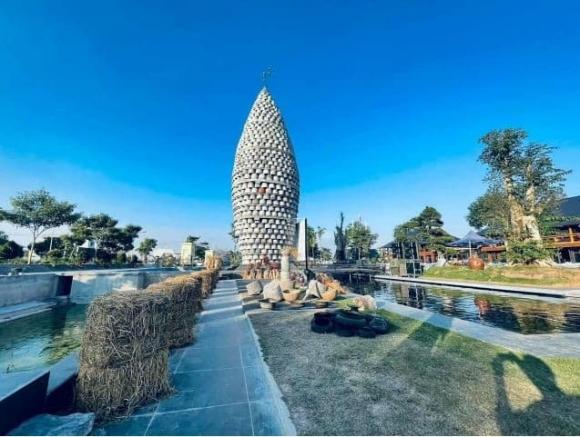 Kỷ lục thế giới, Tháp xây bằng cối đá kì lạ ở Bắc Ninh,  Tháp Thần nông