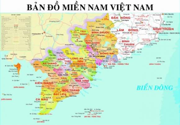 Miền Nam, Việt Nam, Các tỉnh miền Nam, Kiến thức