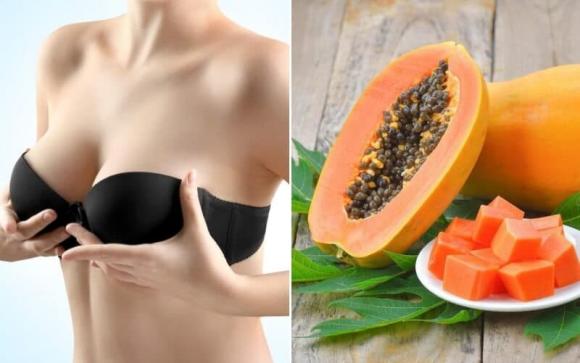 cách ăn đu đủ giúp ngực to, cách tăng kích thước vòng một, cách làm ngực to
