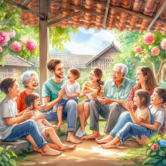 tuổi già, con cái, hiếu thảo