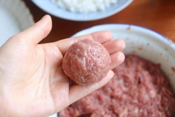 thịt hấp, thịt viên hấp, món ngon mỗi ngày