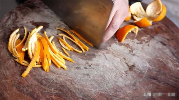 vỏ cam, củ gừng, món ngon mỗi ngày