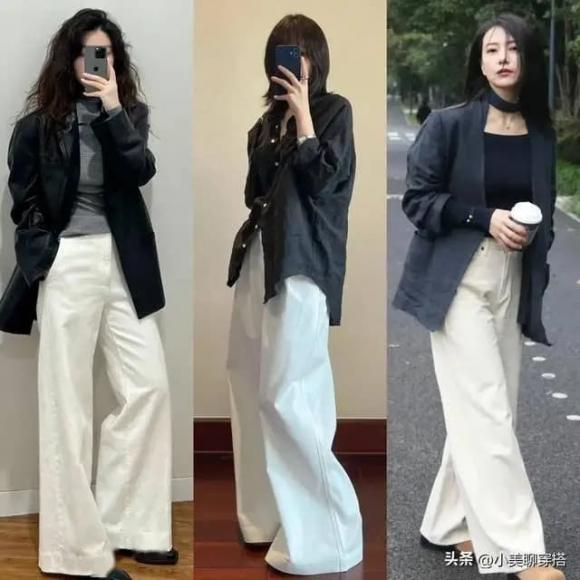 quần trắng, thời trang, thời trang thu đông