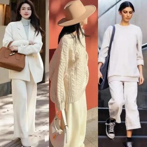 quần trắng, thời trang, thời trang thu đông
