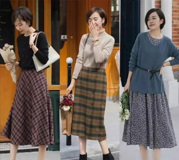 áo len, áo len dệt kim, thời trang trung niên