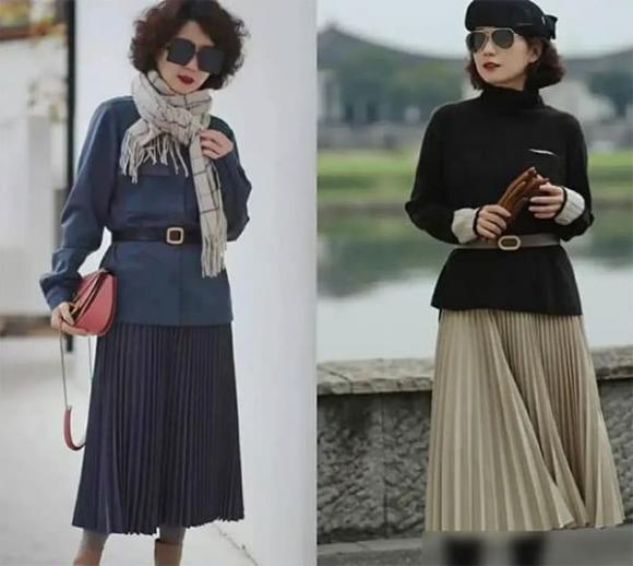 áo len, áo len dệt kim, thời trang trung niên
