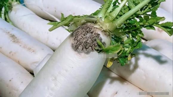 5 loại củ cải này dù rẻ đến đâu cũng đừng mua, Củ cải lá úa vàng, Củ cải vỏ có đốm đen, Củ cải cầm lên thấy nhẹ, Củ cải bị nứt