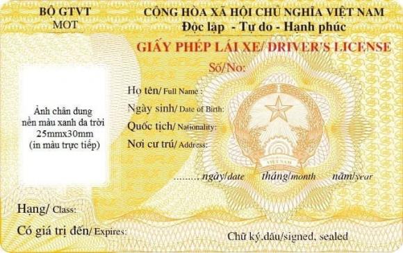  giấy phép lái xe, luật giao thông