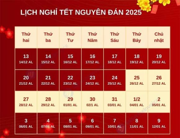 Nghỉ lễ 2025, Nghỉ tết 2025, người lao động, Hà Nội
