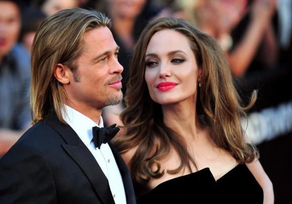 Brad Pitt và Angelina Jolie , sao hollywood