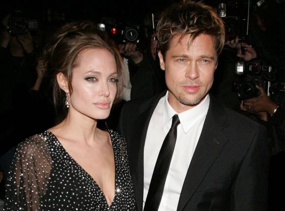 Brad Pitt và Angelina Jolie , sao hollywood