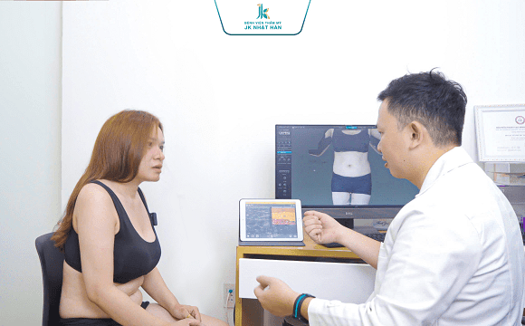 giảm mỡ bụng, giảm eo, nội soi Ommi, JK Nhật Hàn, Bệnh viện Thẩm mỹ JK Nhật Hàn