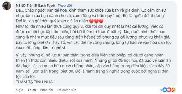 NSND Bạch Tuyết, sao Việt