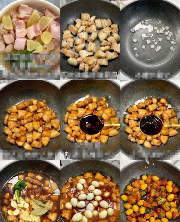 thịt kho, thịt kho trứng cút, món ngon mỗi ngày