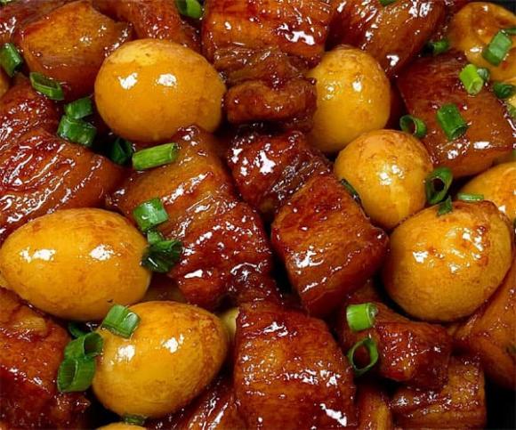 thịt kho, thịt kho trứng cút, món ngon mỗi ngày