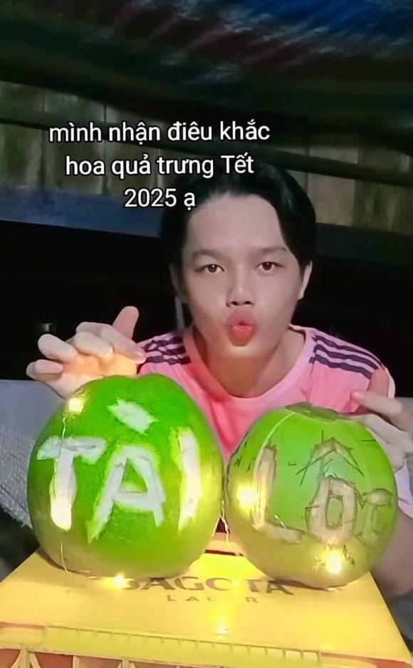 trạm khắc trái cây, giới trẻ điêu khắc trái cây, giới trẻ 