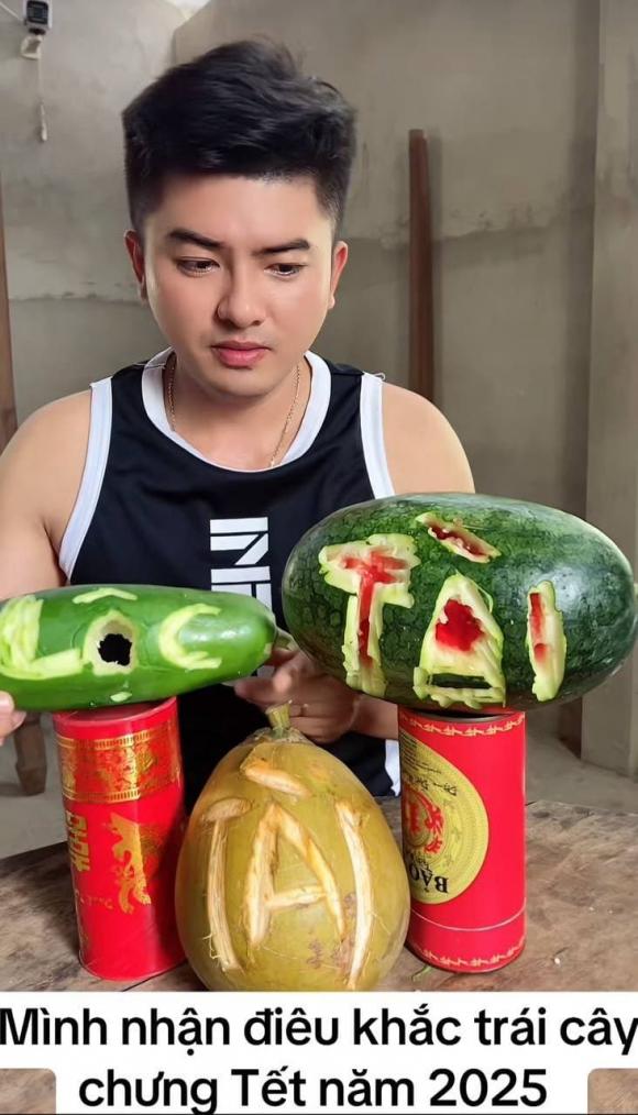 trạm khắc trái cây, giới trẻ điêu khắc trái cây, giới trẻ 