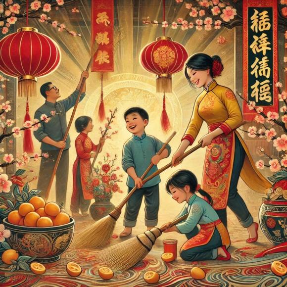 Dọn nhà cuối năm, Tết 2025