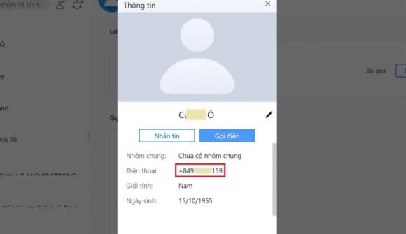 Zalo, cách tìm số điện thoại trên zalo
