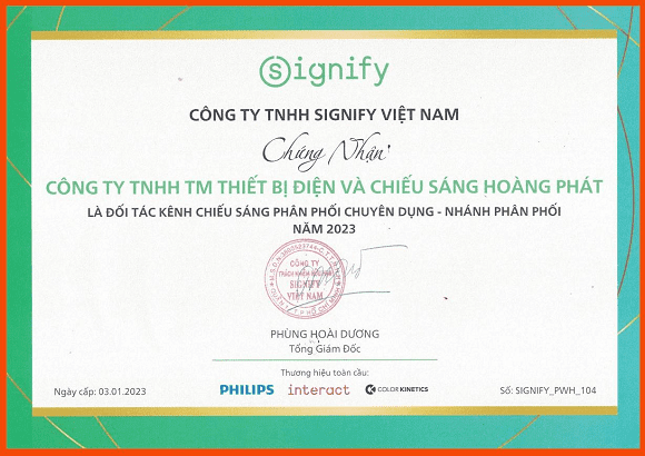 Hoàng Phát Lighting, đèn led Philips