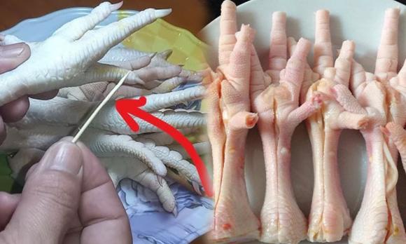 chân gà, nguồn gốc chân gà ở chợ, cách chế biến chân gà
