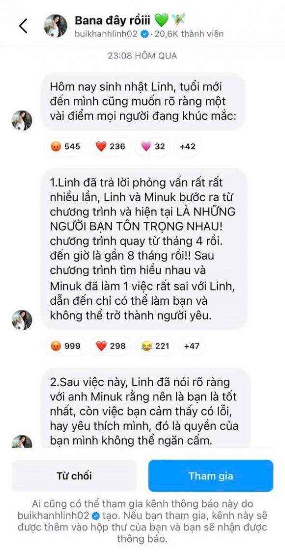 á hậu bùi khánh linh, sao việt, minuk 