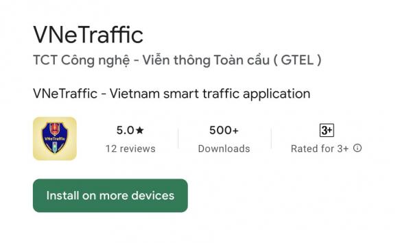 Thông báo phạt nguội 