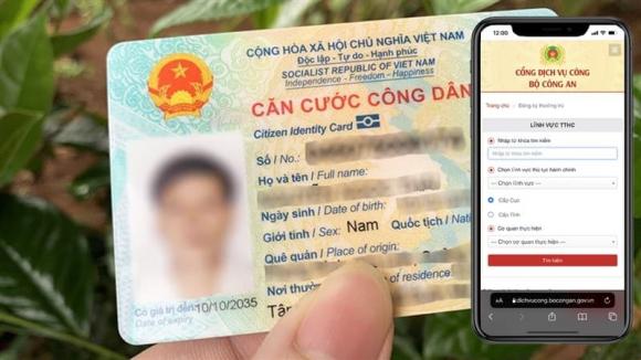 cấp đổi cấp lại căn cước, cccd