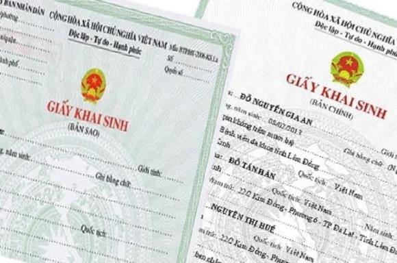 giấy khai sinh, tên bị cấm đặt