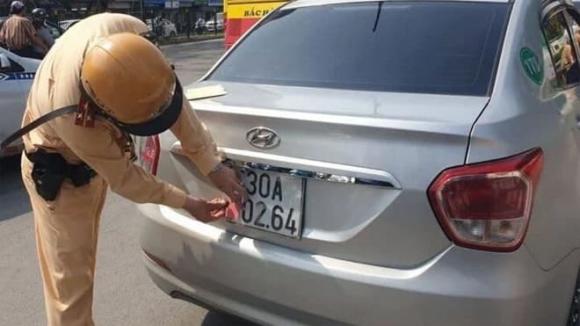 che dán biển số ô tô, vi phạm giao thông, mức phạt vi phạm giao thông
