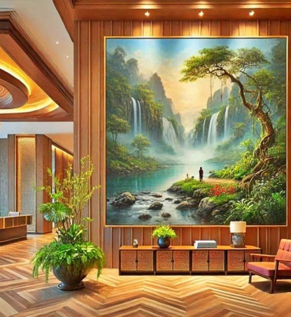 treo tranh ngày tết, phong thuỷ